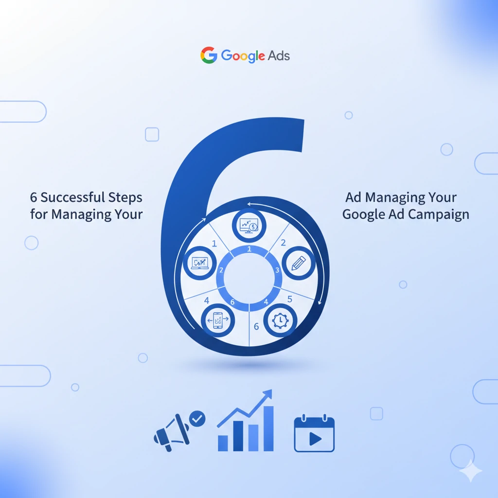 6 خطوات لإدارة حملتك الإعلانية بنجاح على جوجل