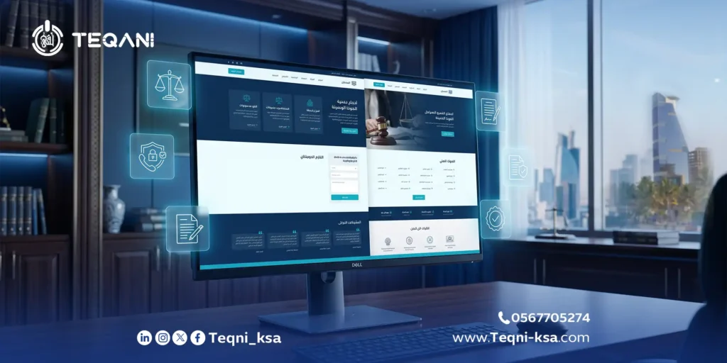 7 ركائز عند تصميم موقع مكتب محاماة في السعودية